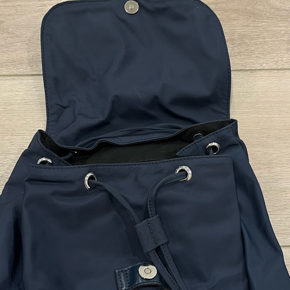 Rebecca Minkoff Bikeshare Nylon Backpack Navy Blue - Picture 6 of 9